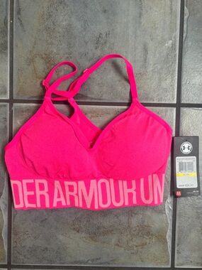 Under Armour Hot Pink Sports Bra